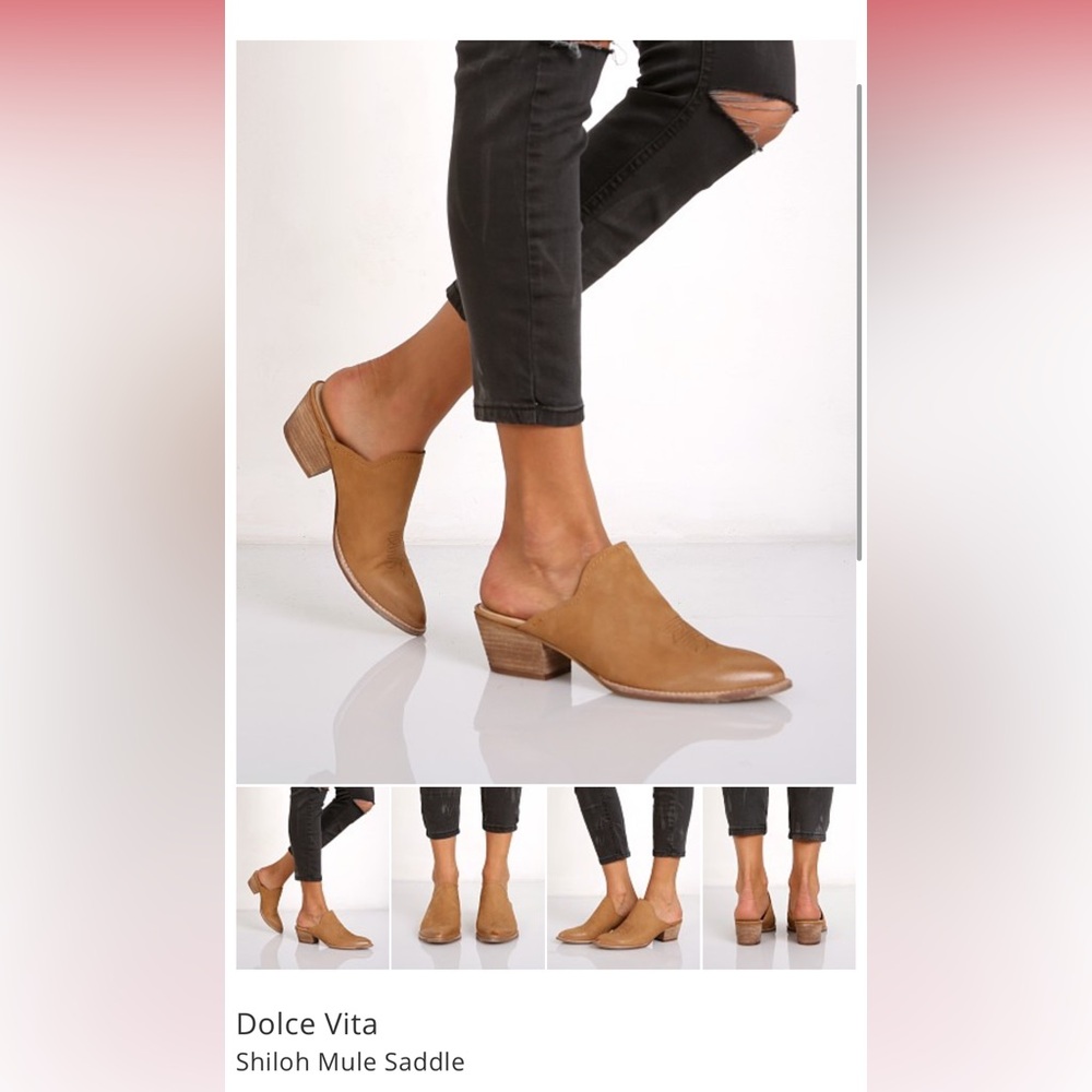 Dolce Vita Shiloh Mule (Saddle) Size 6.5